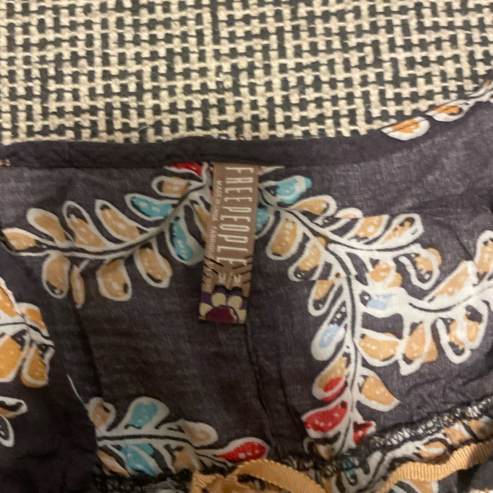 Free People Ribbed Multicolor Top - Picture 2 of 3